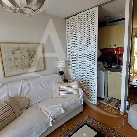 Duplex Avec Double Terrasse 1ere Ligne De Mer, Wifi Et Climatisation Sete